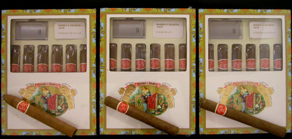 Romeo y Julieta 1875...6 Ct. Sampler w/Lighter